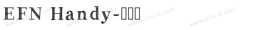 EFN Handy字体转换